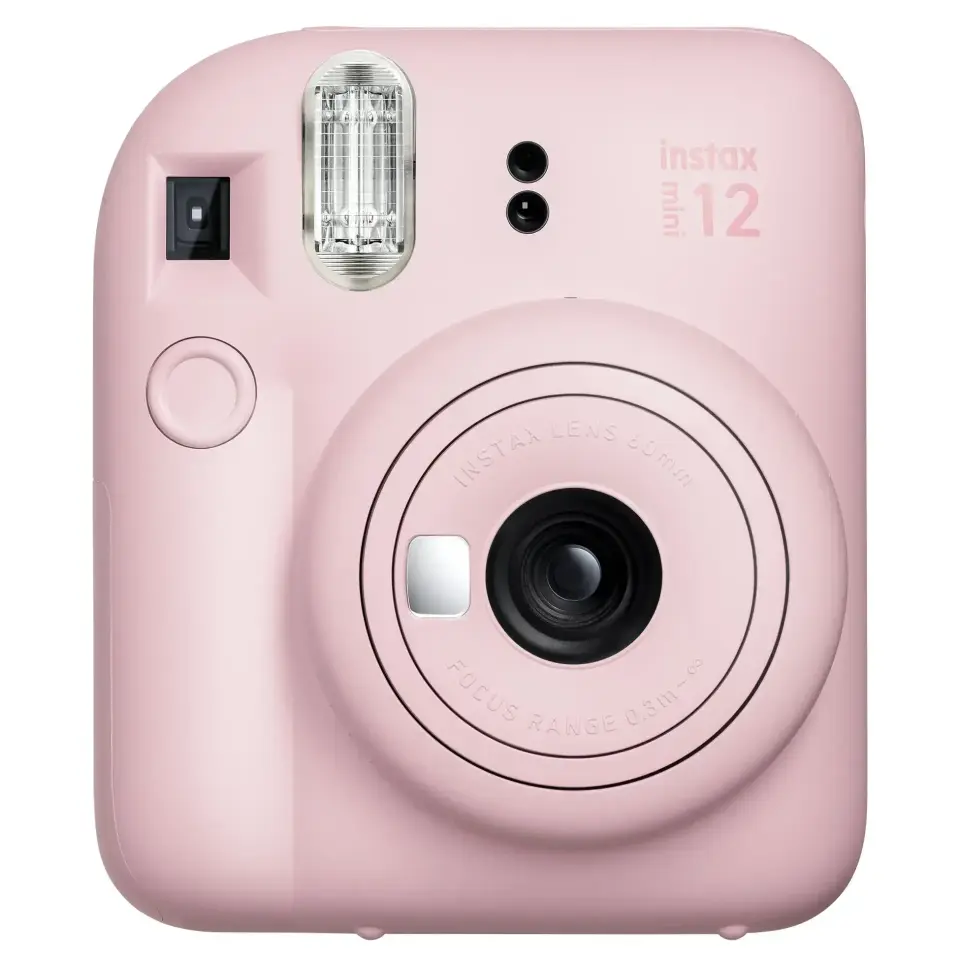 10'lu Film & Fujifilm İnstax Mini 12 Çantalı Set - Pembe